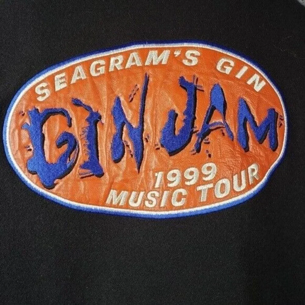 Vintage Seagrams "Gin Jam 1999" Varsity Jacket XL - Picture 4 of 9